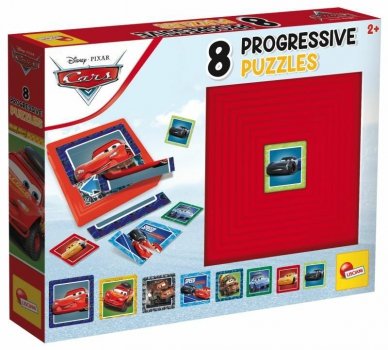 PROMO Puzzle progresywne 8 Cars 97784 LISCIANI