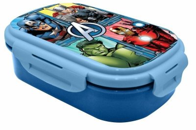 Śniadaniówka + sztućce, 21x14x6cm Avengers AV16034 Kids Euroswan