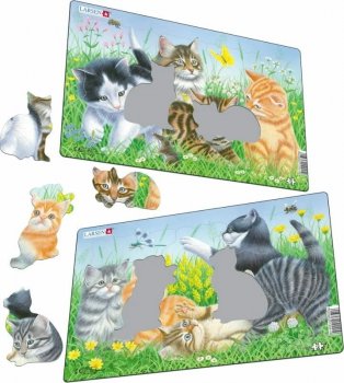 PROMO Układanka puzzle Słodkie kociaki - rozmiar Midi mix cena za 1szt