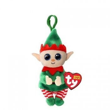 Maskotka-brelok TY Beanie Bellies ELFONZO zielony elf 8,5cm 43117