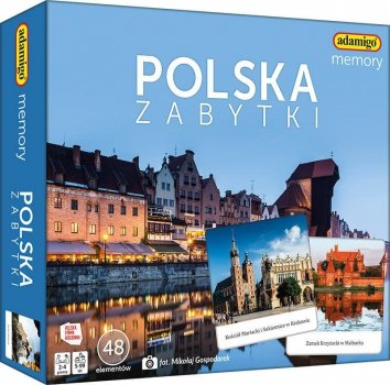 Memory Polska zabytki gra pamięciowa ADAMIGO