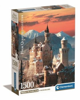 Clementoni Puzzle 1500el Compact Neuschwanstein 31716