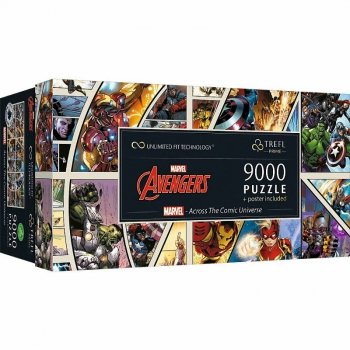Puzzle Prime 9000 el. Marvel Across The Comic Universe 81022 Trefl
