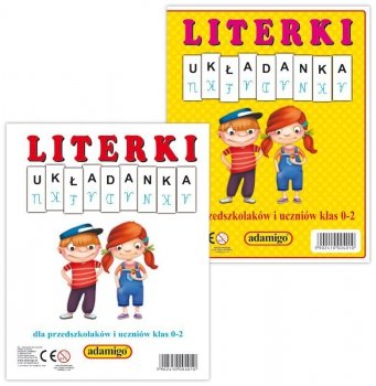 Układanka literkowa B5 ADAMIGO