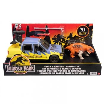 PROMO Jurassic World zestaw z pojazdem HMM25