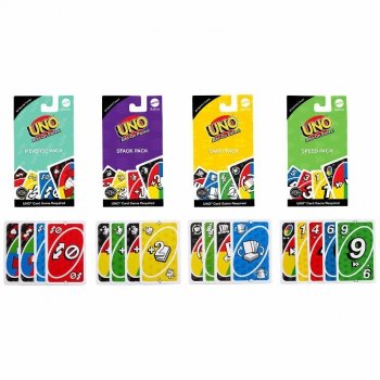UNO Add-On Packs! JCV55 MATTEL mix cena za 1 szt