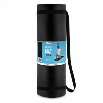 Mata do ćwiczeń 183x61x1,5cm czarna Softmat 944041 Spokey