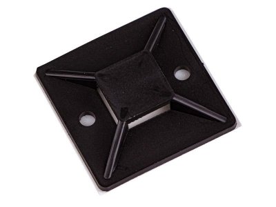 Uchwyt Do Opaski Samozaciskowej 25x25mm, Samoprzylepna, Zestaw 100 Sztuk Mocowanie Opaski Kablowej Trytytki