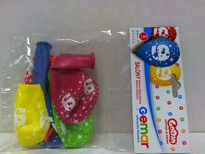 GODAN Balon 12" z nadr."9" pastelmix A5 GS110/9 01595