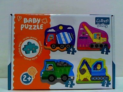 TREFL PUZZLE BABY CLASSIC Pojazdy na budowie/T.Bab.36072
