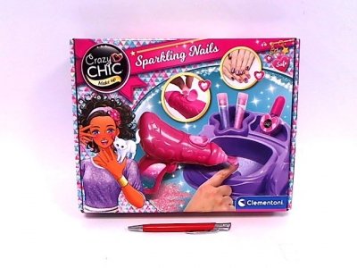 CLEMENTONI - ZABAWKI CLE Crazy Chic - Błyszczące paznokcie 78291