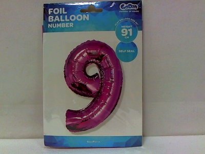 GODAN Balon foliowy Cyfra9 róż 92cm FG-C85R9 33211