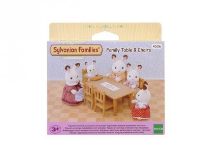 EPOCH - SYLVANIAN FAMILIES SYLVANIAN Zestaw do jadalni stół i krzesła 04506