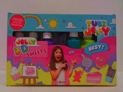 TUBAN TUBAN zestaw Tubi Jelly 6kol Słodycze TU3323 33231