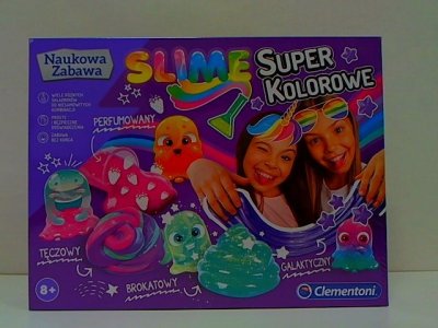 CLEMENTONI - ZABAWKI CLE Naukowa zabawa Super kolorowe Slime 50636