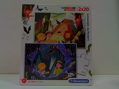 CLEMENTONI - PUZZLE CLE puzzle 2x20 Looking for Adventure 24763