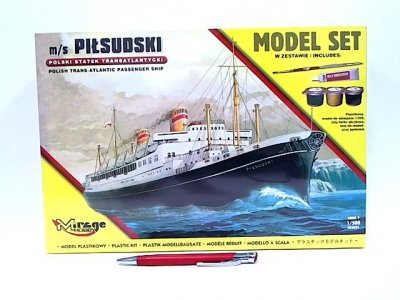 MIRAGE MODELE Mirage zest.d/sklej.Statek M/S Piłsudski S9 850092
