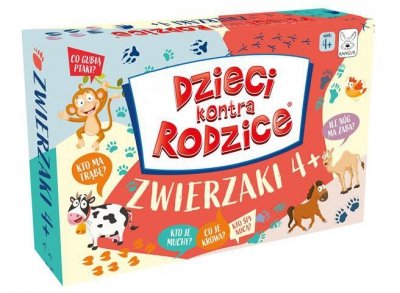 KANGUR - GRY Dzieci kontra rodzice gra Zwierzaki 4+ 71290