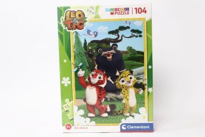CLEMENTONI - PUZZLE CLE puzzle 104 SuperKolor Leo_Tig 27547
