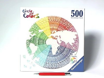 RAVENSBURGER RAV puzzle 500 Paleta kolorów Mandala 17168