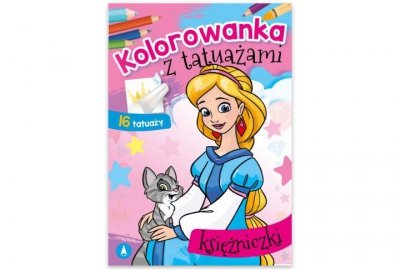 SKRZAT-WYDAWNICTWO Kolorow.z tatuaż.Księżniczki 72815 