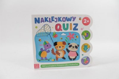 AKSJOMAT Naklejkowy quiz 2+ Aktyw.książeczka malucha 30836