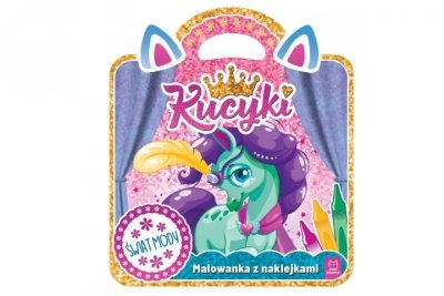AKSJOMAT Kucyki Malowanka z naklejk.Świat mody 3911 36869