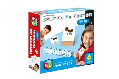 MULTIGRA Montessori kostka po kostce-pisanie 6 kostek 05815
