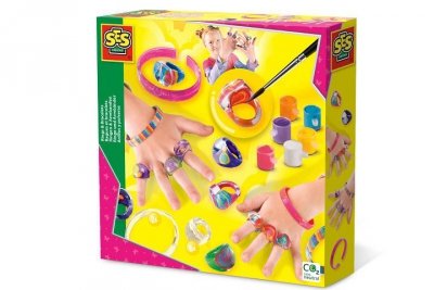 SES CREATIVE SES Tęczowe pierścionki i bransoletki 01007 10072