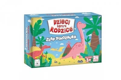 KANGUR - GRY Dzieci kontra rodzice gra Złap dinozaura 40070