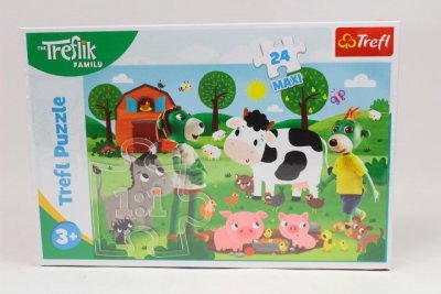 TREFL PUZZLE MAXI 24 Trefliki na wsi 14361