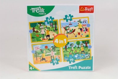 TREFL PUZZLE 4w1 Trefliki na wakacjach 34623