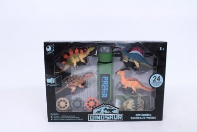 MADEJ Zestaw dinozaury + projektor 008983 51386