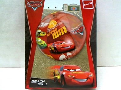 INTEX Piłka plażowa 50cm Cars 1163618