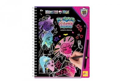 DANTE Lisciani MonsterHigh Sketchbook Scratch 12822