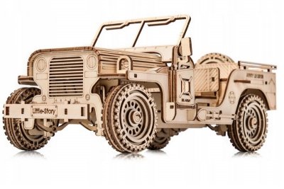 NICE IDEA Puzzle drew.model 3D Jeep wojskowy E014 70152