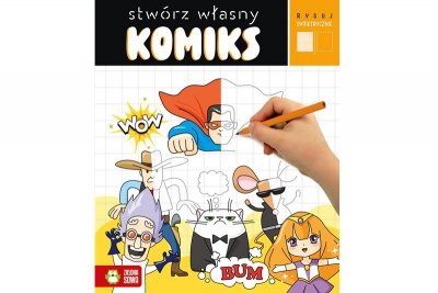 ZIELONASOWA Rysuj symetrycznie Stwórz własny komiks 96197