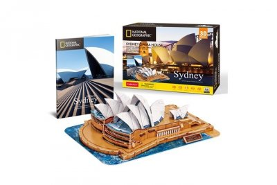 DANTE Cubic Fun puzzle 3D NationalGeogr Sydney 10885