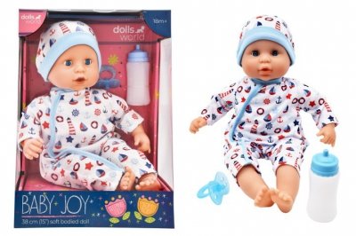 DANTE DollsWorld baby Joy 38cm ubr.bia 78314 83146