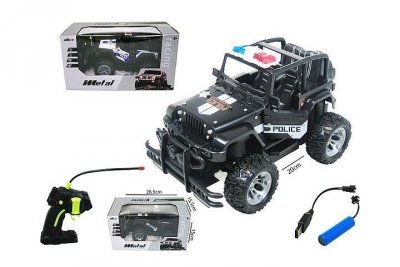 HIPO Auto terenowe policja n/radio 20cm H13756 49107