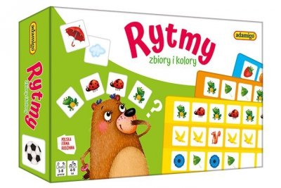ADAMIGO Rytmy zbiory i kolory - zestaw edukacyjny 07967