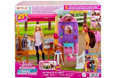 MATTEL Barbie stadnina koni zestaw+lalka JDN43 /1