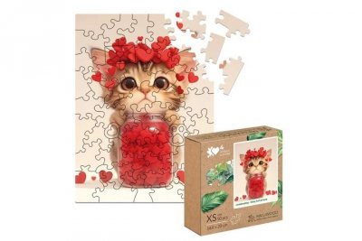 ALEXANDER Drewn.puzzle XS 50szt Kotek pełen miłości 50417