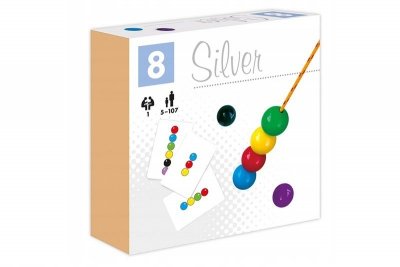 ALEXANDER Kule na sznurku 8 Silver 28782