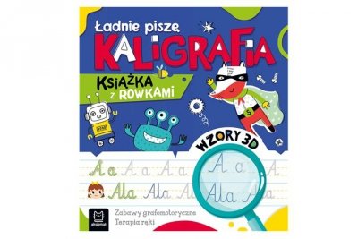 AKSJOMAT Ładnie piszę Kaligrafia Książka z rowkami 40751