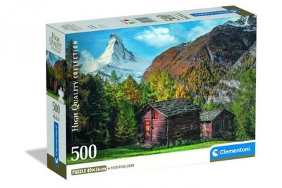 CLEMENTONI - PUZZLE CLE puzzle 500 Compact Charming Matterhorn 35597