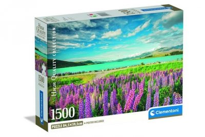 CLEMENTONI - PUZZLE CLE puzzle 1500 Compact LupinsAtLakeTekapo 31731