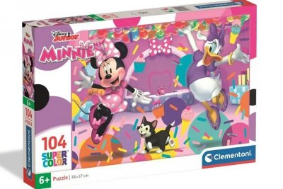 CLEMENTONI - PUZZLE CLE puzzle 104 SuperKolor Minnie 25054