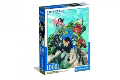 CLEMENTONI - PUZZLE CLE puzzle 1000 Compact Lupin III 37068