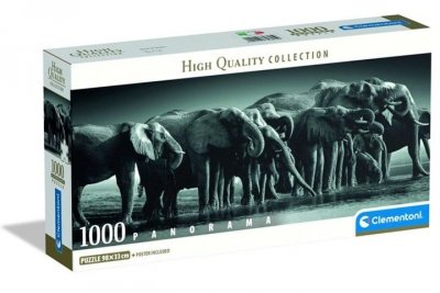 CLEMENTONI - PUZZLE CLE puzzle 1000 PanoramaComp.Herd of Giants 39895